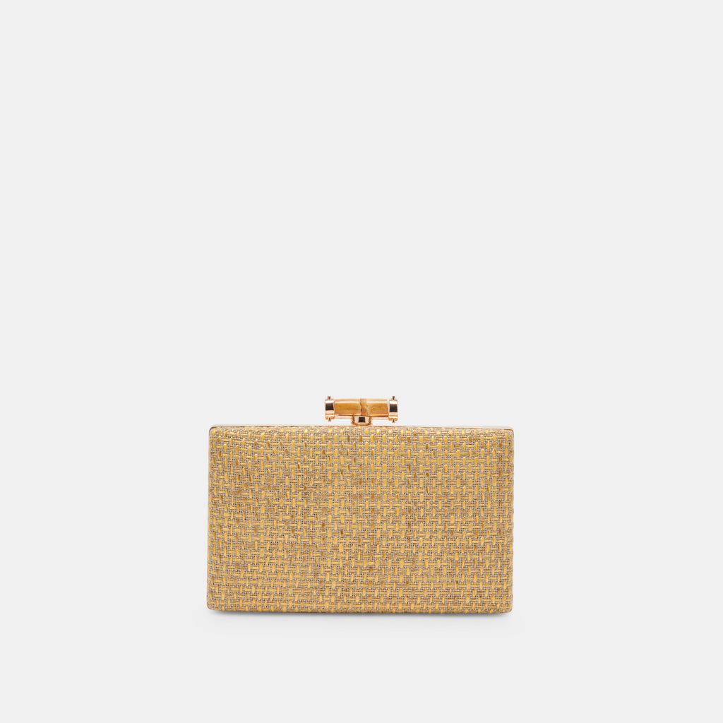 SANDY CLUTCH NATURAL WOVEN - image 1