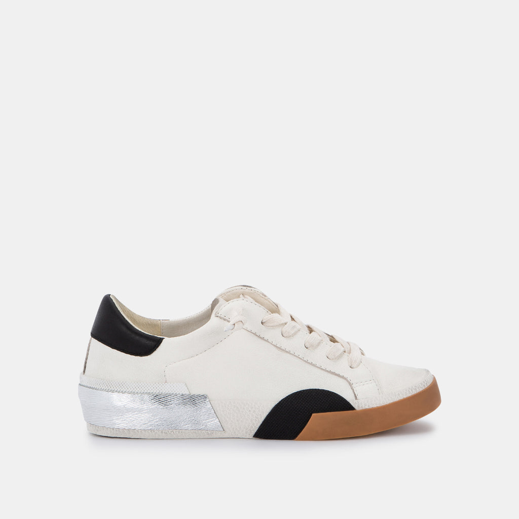 ZINA SNEAKERS WHITE BLACK LEATHER - image 1