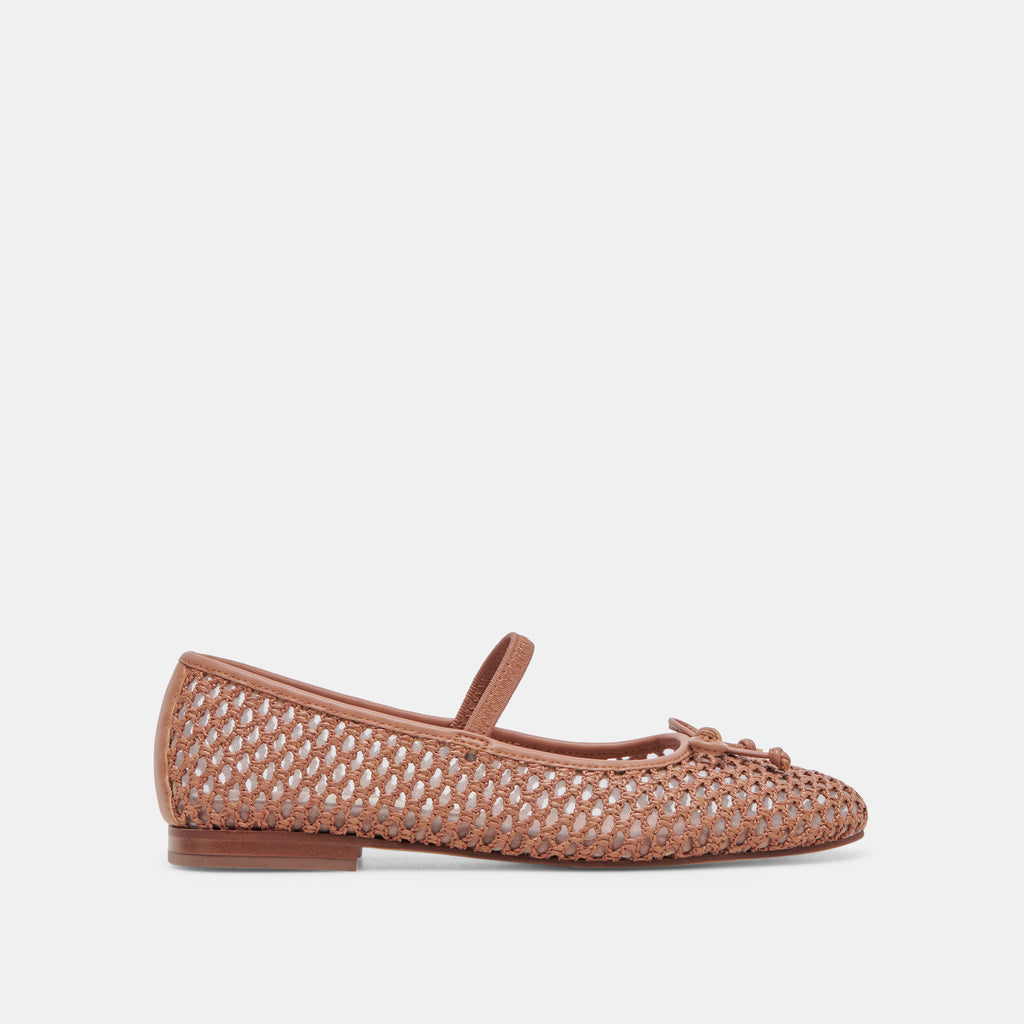 CARIN RAFFIA BALLET FLATS CIDER RAFFIA - image 1