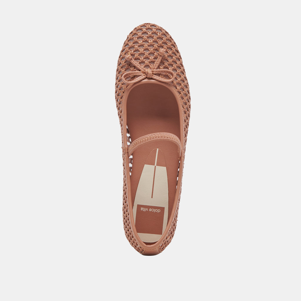 CARIN RAFFIA BALLET FLATS CIDER RAFFIA - image 8