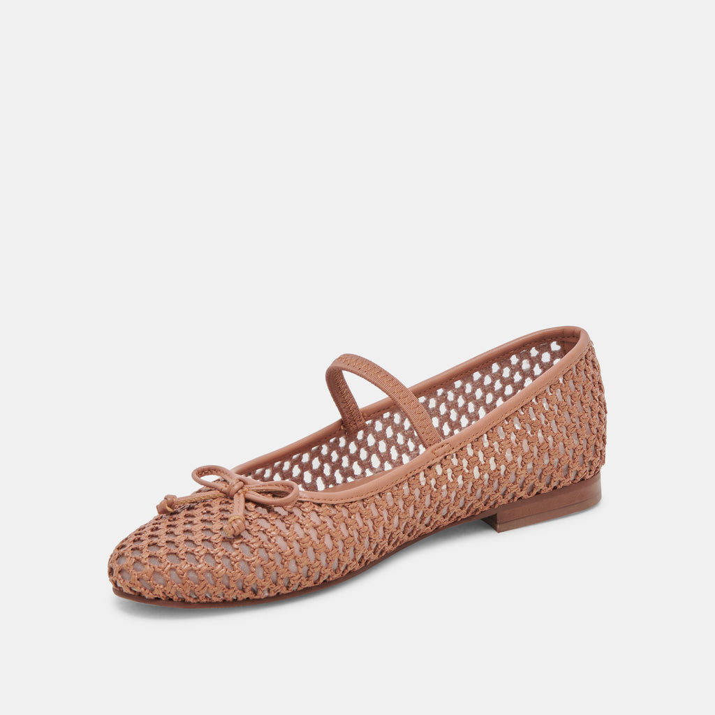 CARIN RAFFIA BALLET FLATS CIDER RAFFIA - image 4