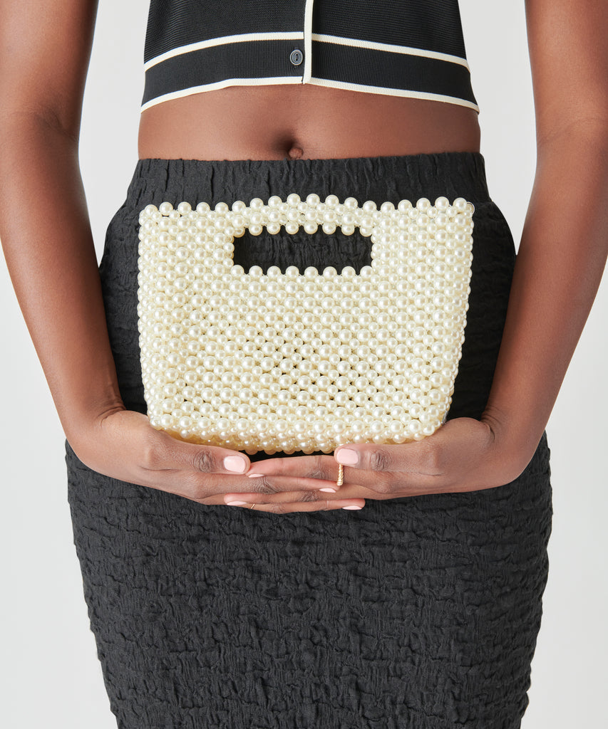 LINZY HANDBAG PEARL - image 6