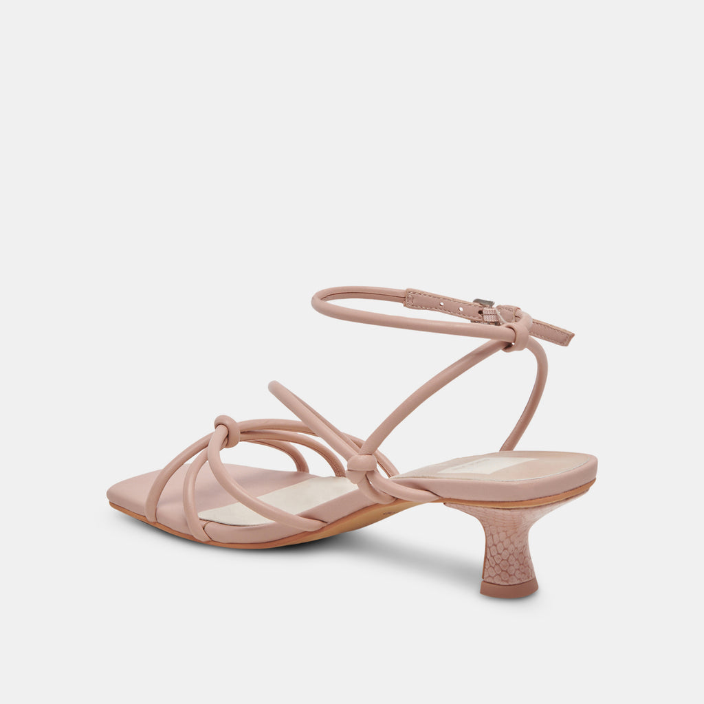 BEV HEELS ROSE LEATHER - image 11