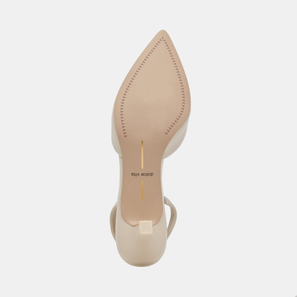 CORSA HEELS IVORY LEATHER - image 9