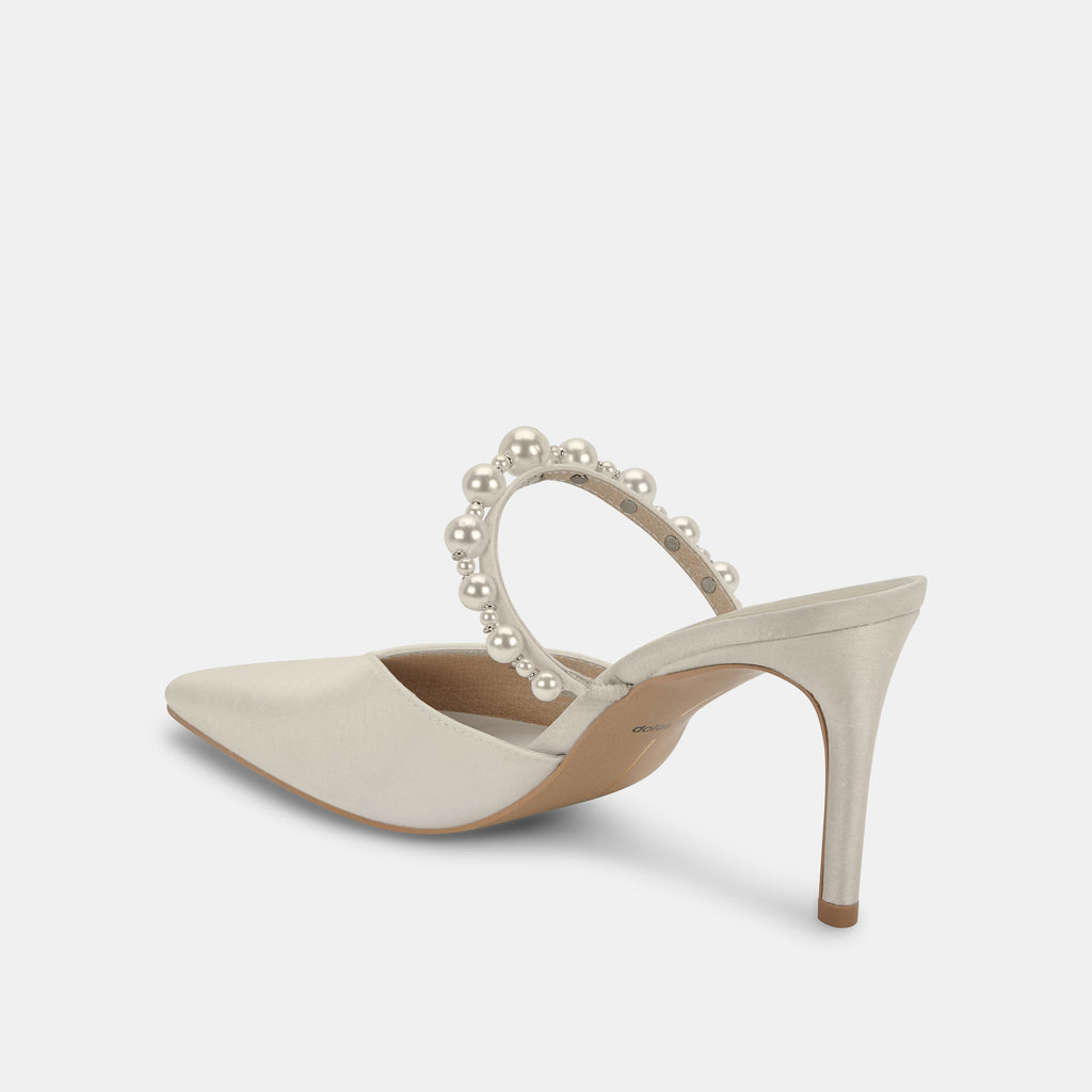 KANIKA PEARL HEELS VANILLA SILK - image 6