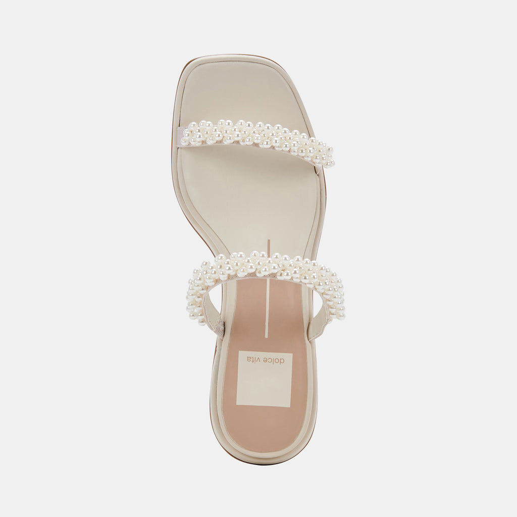 RIVER PEARL HEELS VANILLA PEARLS - image 11