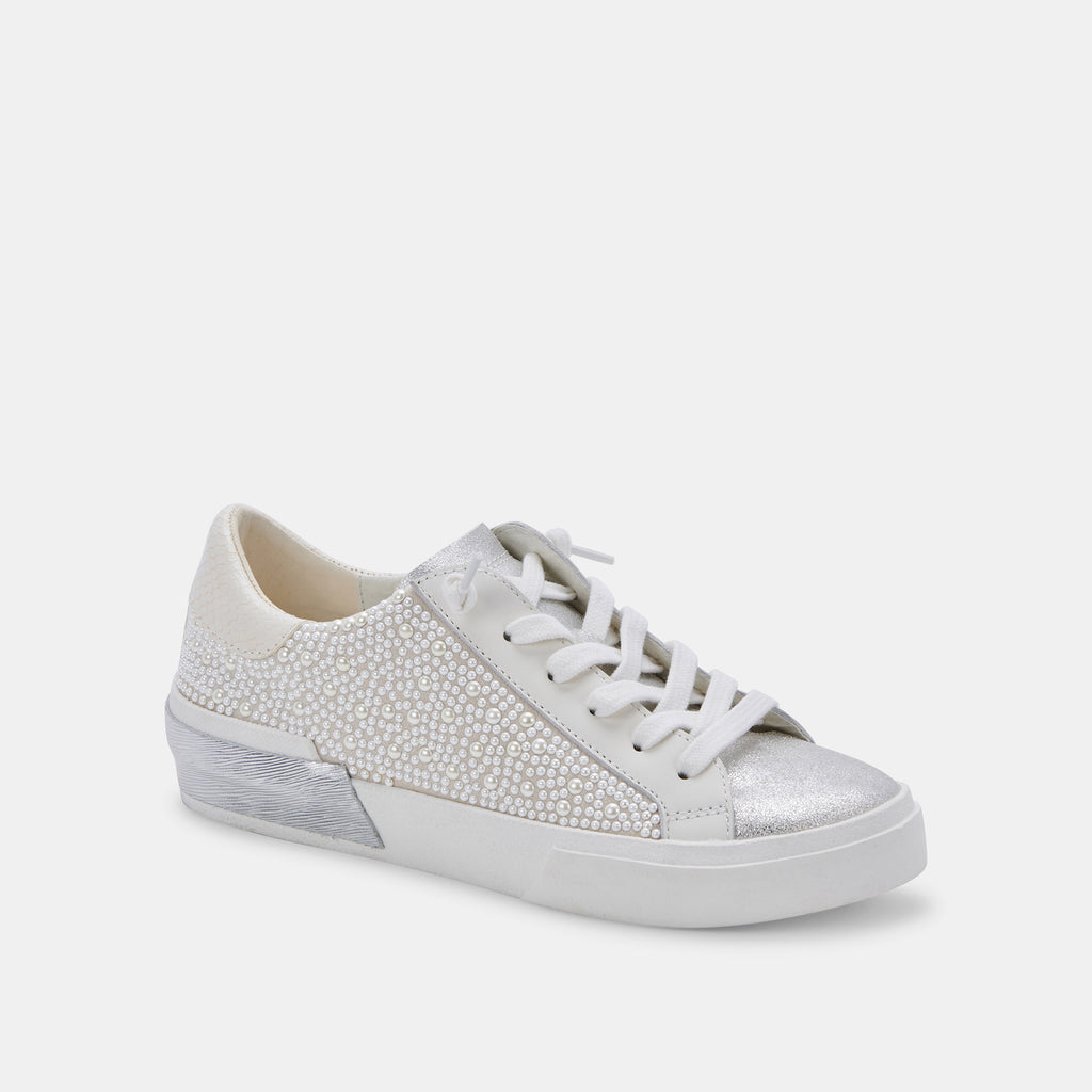 ZINA PEARL SNEAKERS VANILLA PEARLS - image 3