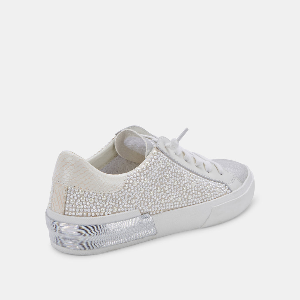 ZINA PEARL SNEAKERS VANILLA PEARLS - image 4