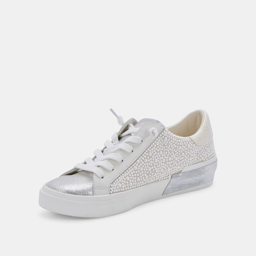 ZINA PEARL SNEAKERS VANILLA PEARLS - image 5